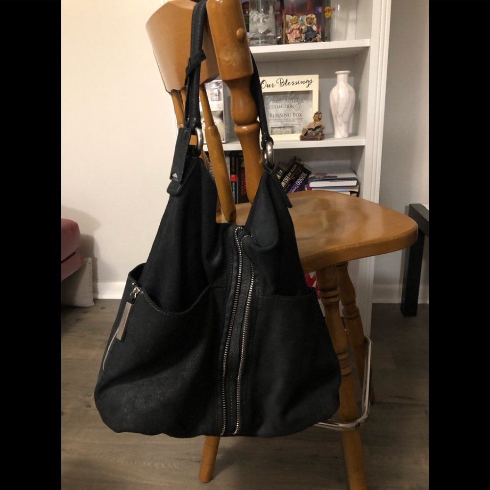 Calvin Klein Suede Leather Bag